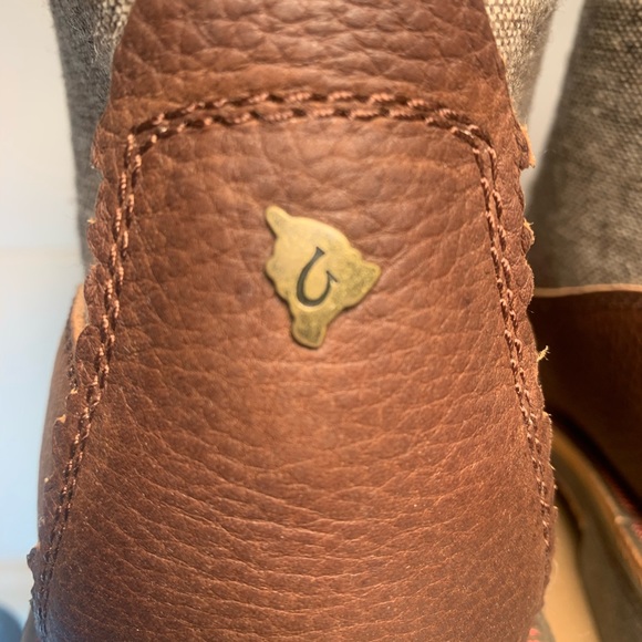 Olukai Waterproof Boots Brown leather Men’s Size 8 - Picture 9 of 12